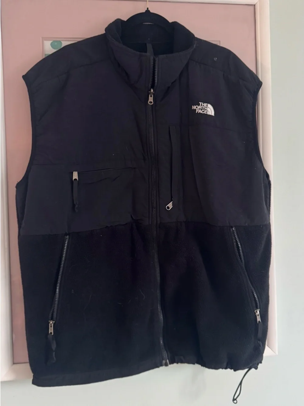 The North Face Men’s Black Fleece/Softshell Hybrid Vest